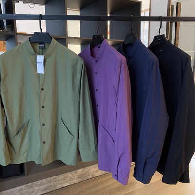 日系订单！户外山系！轻盈透气防晒防水！立领宽松长袖衬衫外套男