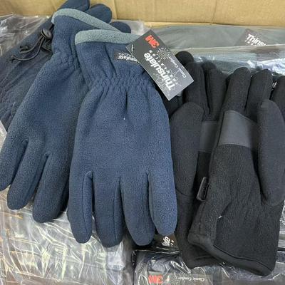 加绒保暖男女通用加绒分指手套