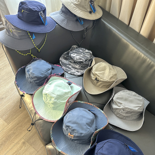 速抢 UPF50超轻透气速冷防紫外线渔夫帽遮阳盆帽子男女 外贸缘单