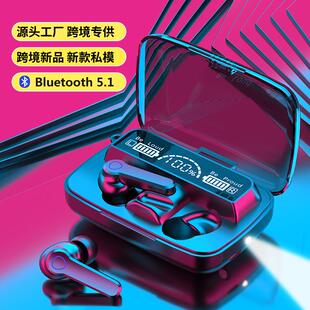 降噪双耳5.1 私模M19无线蓝牙耳机触摸运动入耳式 爆款 TWS新款