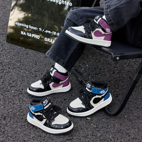 中大童2025秋冬高帮男女童篮球鞋