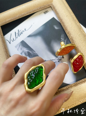 女中古款复古戒指包邮