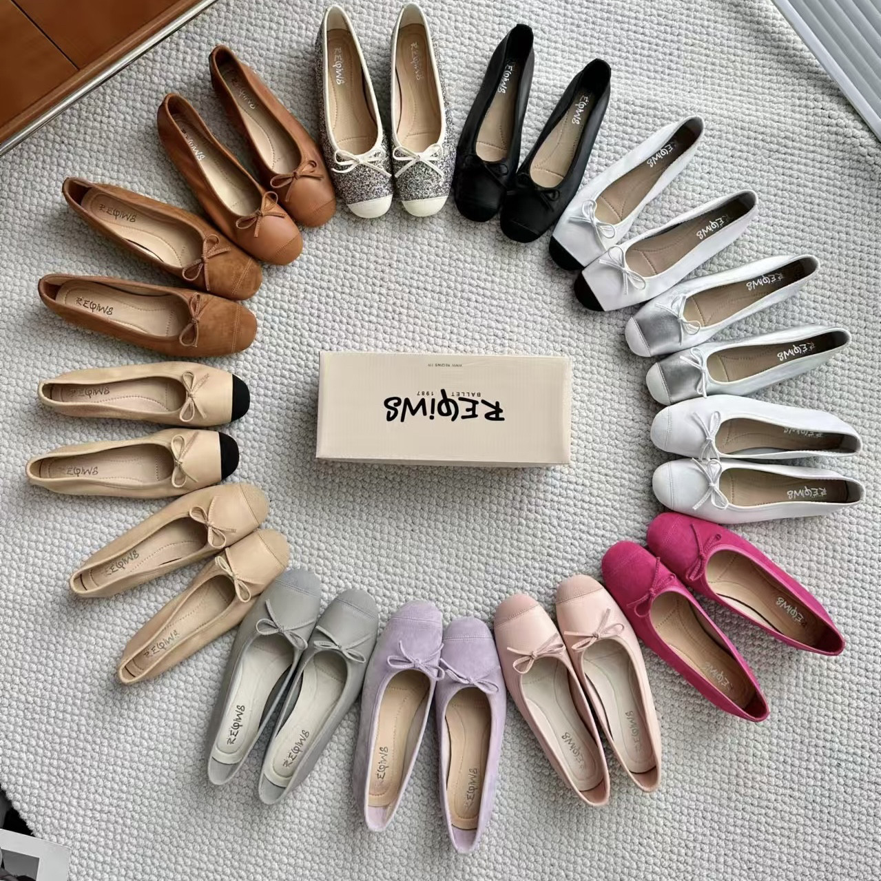 2025新款小众时尚芭蕾舞鞋女平底单鞋浅口蝴蝶结仙女玛丽珍鞋,女鞋,浅口单鞋,淘宝优惠券,粉丝福利购,淘宝优惠卷