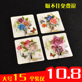 粘钩无痕吸盘挂钩免钉门后承重粘胶厨房浴室粘贴壁真空强力免打孔