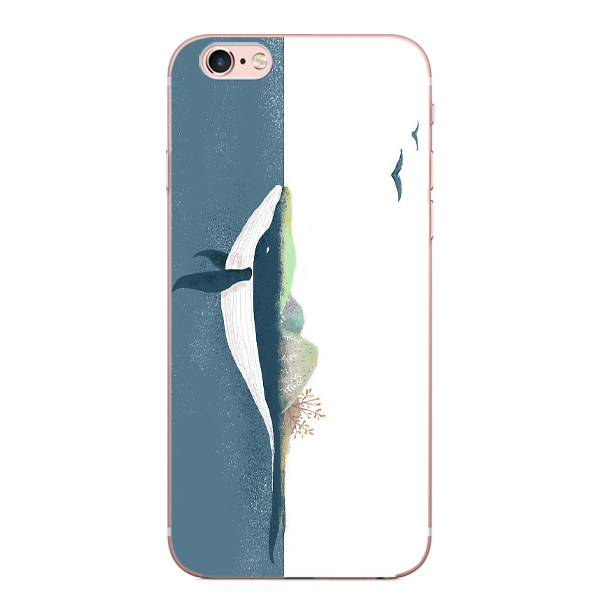 简约插画绿岛下面的鲸苹果6s/7plus软壳iphone5se/5c4s硅胶手机壳在类目 3C数码配件, 手机配件, 手机保护套/壳中 - 来自Buy2taobao.com提供专业的淘宝代购服务
