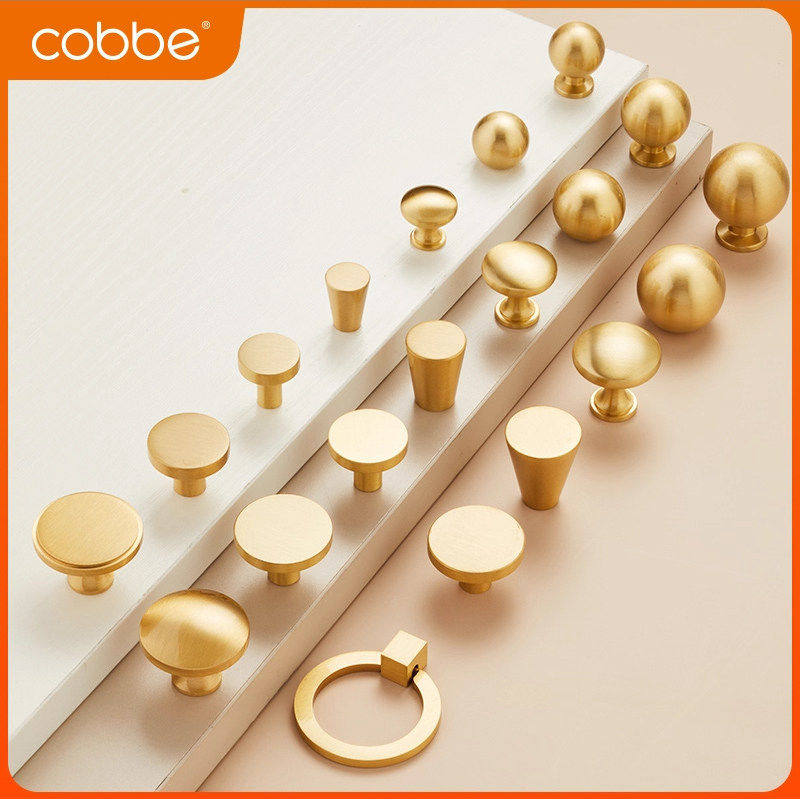 黄铜柜门拉手现代简约中式轻奢金色橱柜抽屉鞋柜北欧法式衣柜把手,基础建材,小拉手,淘宝优惠券,粉丝福利购,淘宝优惠卷