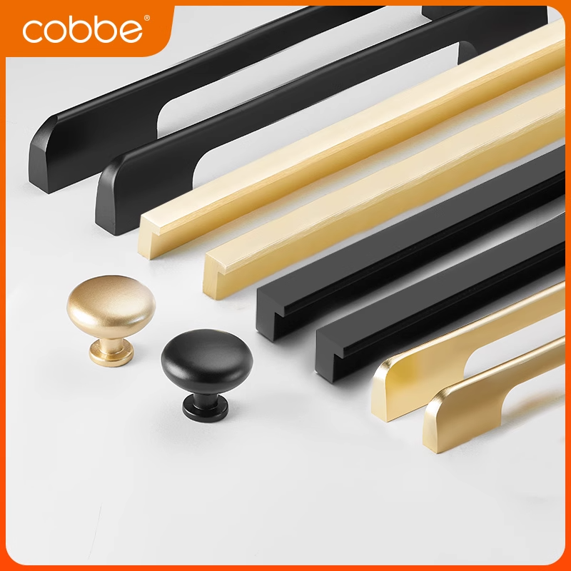 卡贝拉手衣柜门把手金色轻奢现代简约黑色抽屉橱柜门欧式柜子把手,基础建材,大拉手,淘宝优惠券,粉丝福利购,淘宝优惠卷