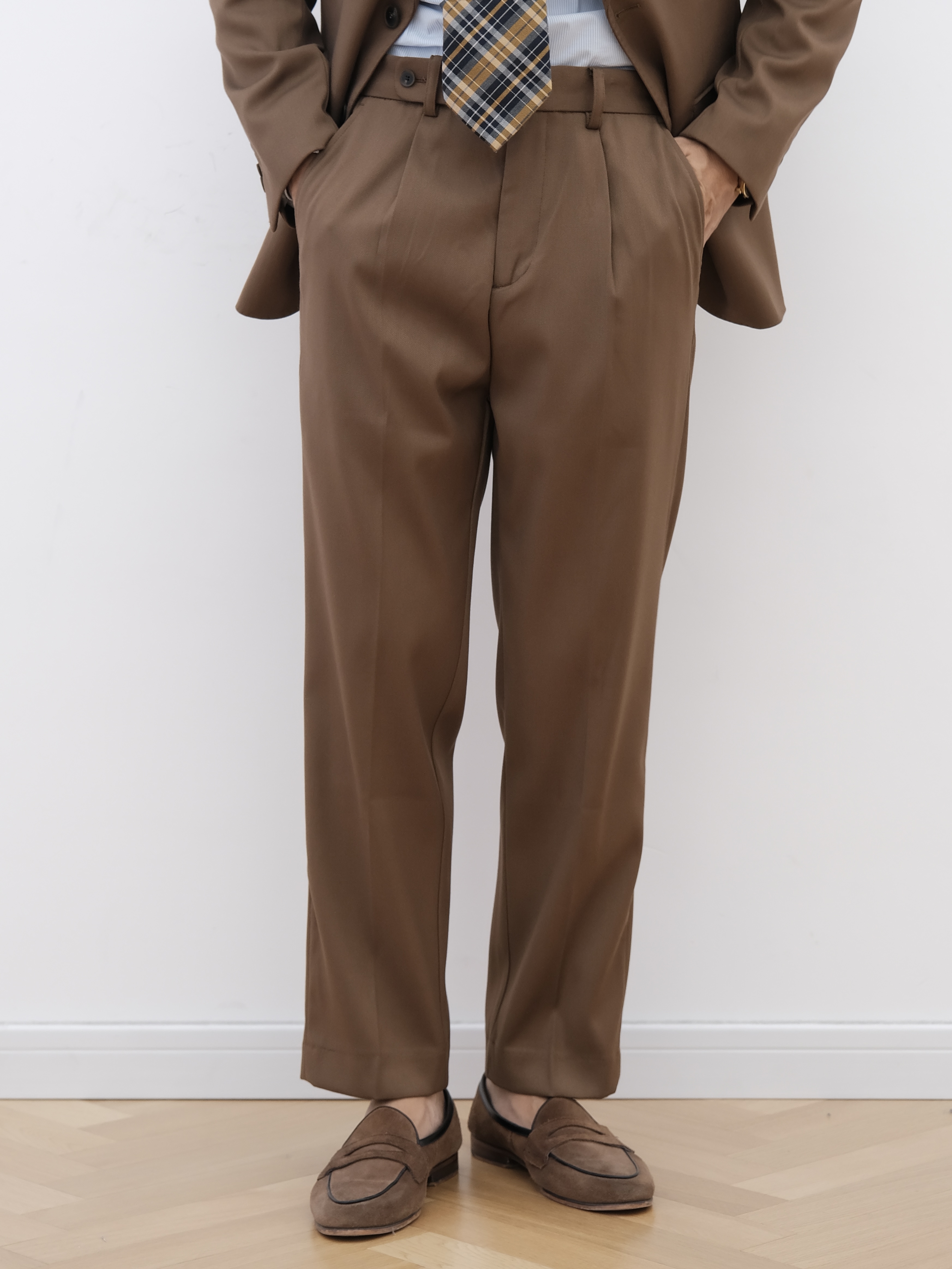 商务休闲小直筒秋冬九分裤