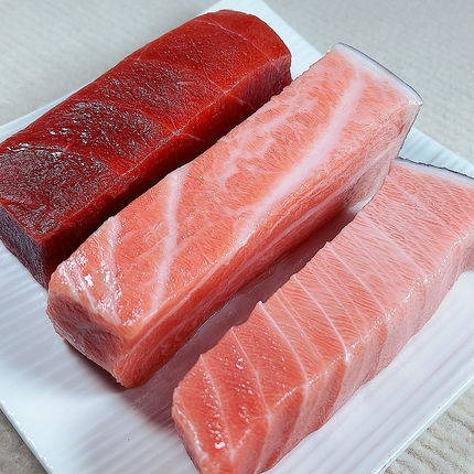 奢味生鱼片蓝旗金枪鱼大腹中腹天身组合400克地中海产超低温刺身