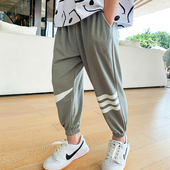 男童儿童运动裤 男童防蚊裤 夏季 子透气纱布薄款 宝宝裤 儿童防蚊裤