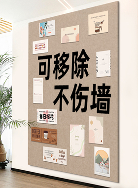 可移除毛毡板照片墙贴装饰背景板