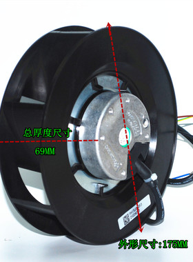 HS18 HT25海天注塑机伺服专用散热风扇宏海电机 AC220V 380V