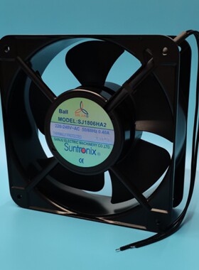 正宗台湾SANJUN三巨 SJ1806HA2 220V 0.40A 18060滚珠机柜风扇