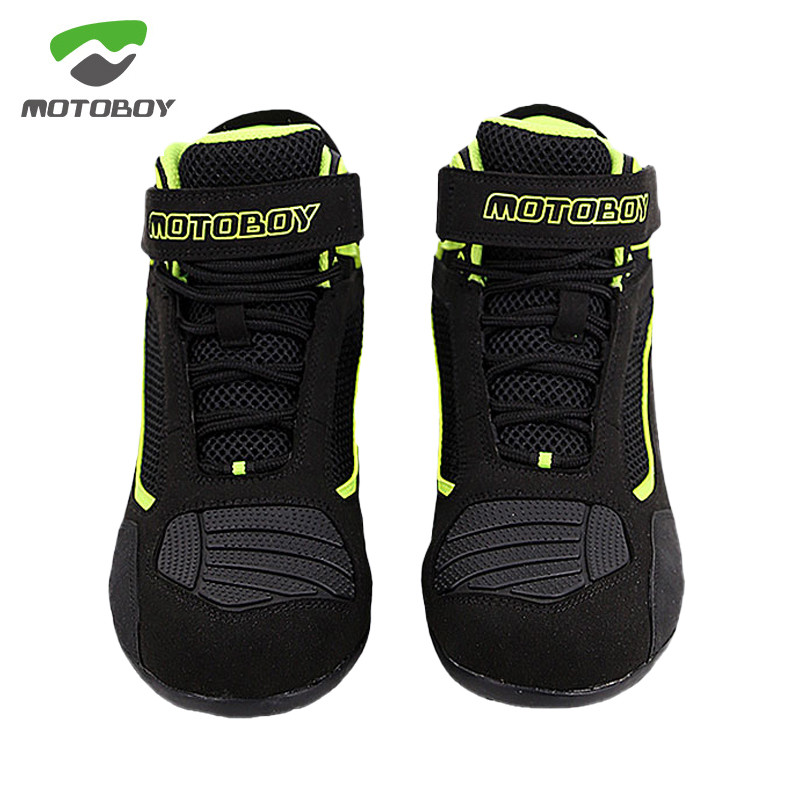 MOTOBOY摩托车骑行鞋跑车机车鞋男防摔公路鞋子防护休闲运动鞋夏