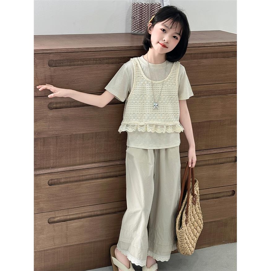 女童夏季套装新款洋气时