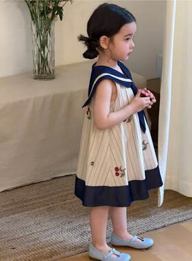 韩国网红女童学院风海军