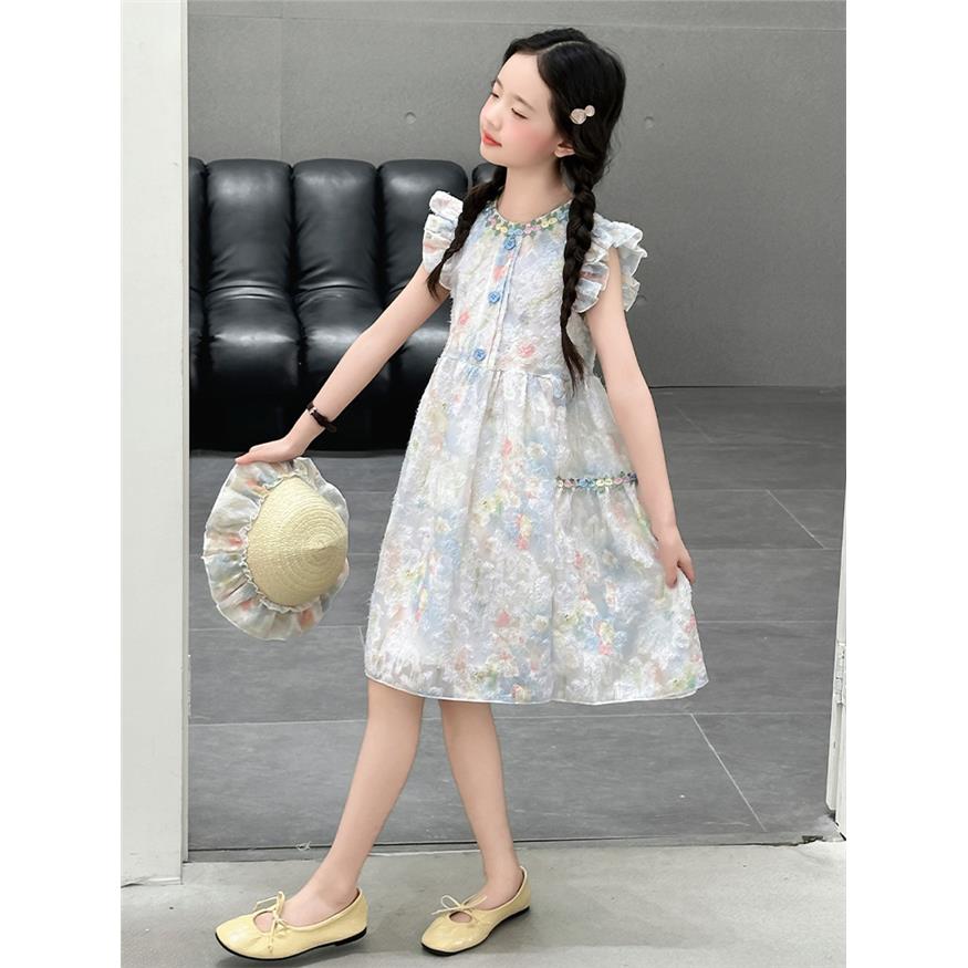 2026新款女童夏季花朵连