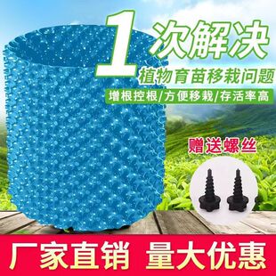 园林围栏盆景高围果树槟榔专用加厚耐用蓝控根器围树板阻根板厂家