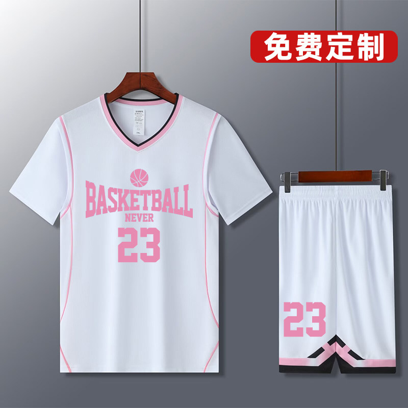 新款篮球服套装女短袖球衣