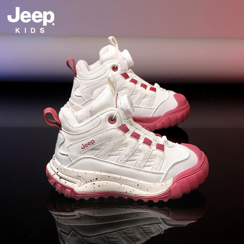 假一罚十jeep加绒保暖户外登山鞋