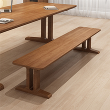 北欧中式实木长条凳简约现代长板凳子办公创意家用长条椅换鞋凳子
