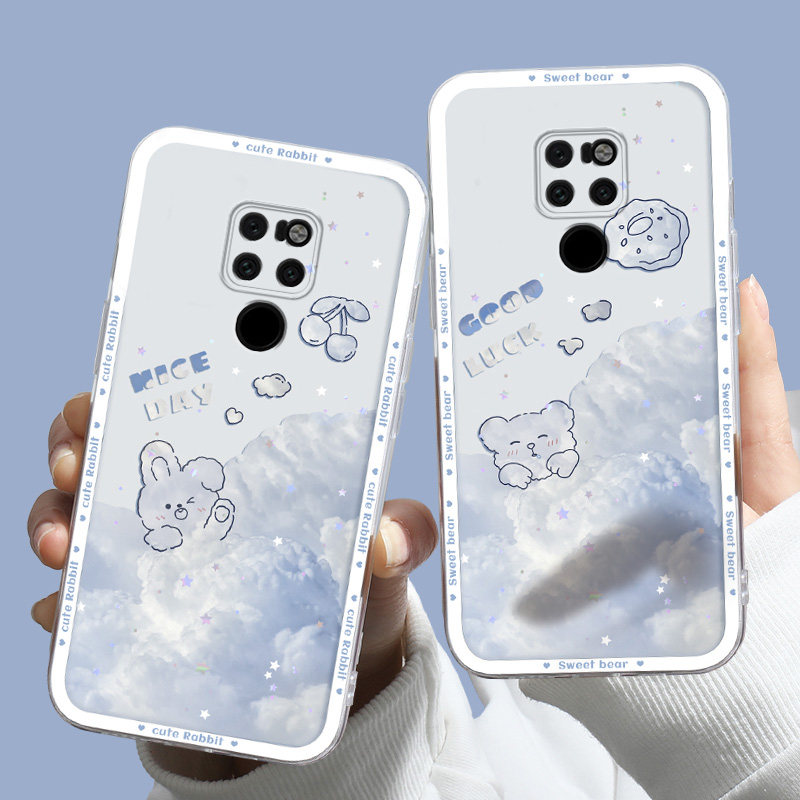 适用于华为Mate20手机壳小兔Huawei MATE20Pro轻奢风LYA-AL00可爱