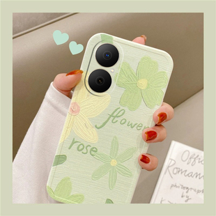 新款 适用于华为畅享80手机壳JUY ins风高颜值小红书同款 小众花朵4g时尚 防摔保护套艺术女 AL00简约全包个性