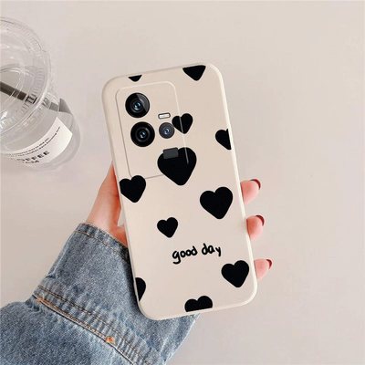 适用于iQoo 11保护套软壳 11 Pro手机壳女款软胶防摔少女爱心全包