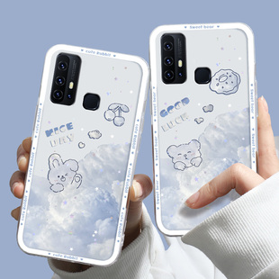 适用于vivo Z5手机壳云朵网红时尚个性vivo Z6轻奢风全包边软胶潮