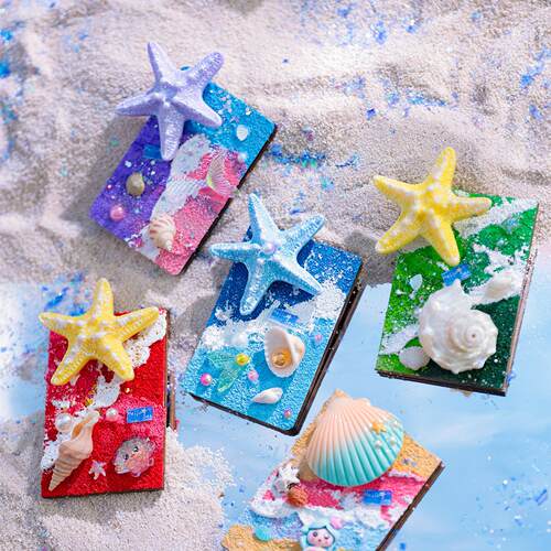 海洋冰箱贴沙画旋转儿童