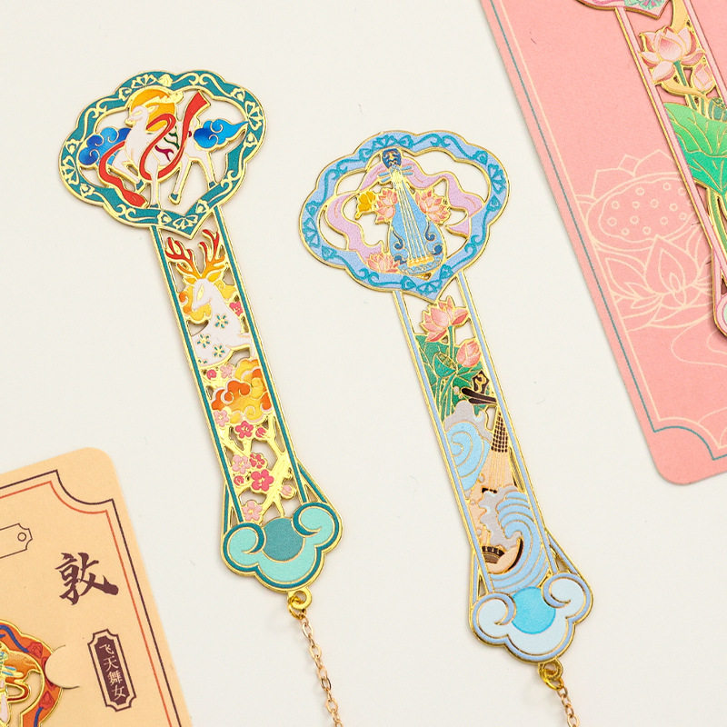 敦煌金属书签 创意古典中国风礼物礼盒文创小礼品儿童学生纪念品