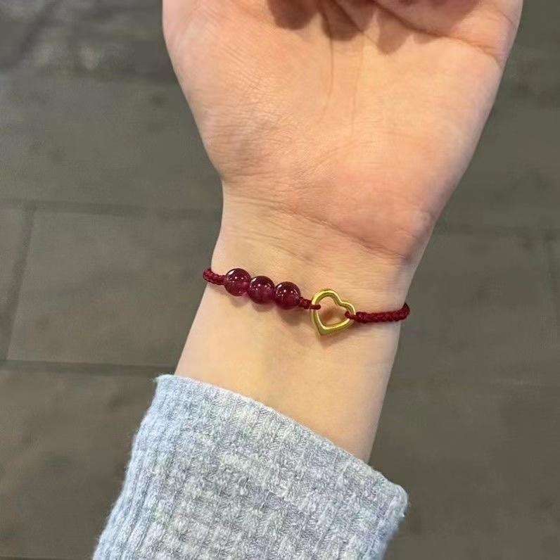 快手抖音同款爱心手链女