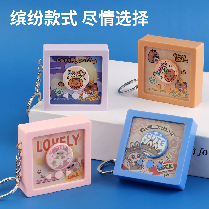 创意迷你录音cd机唱片专辑音乐盒可录音玩具钥匙扣挂件小饰品