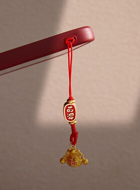 中国风好运连福袋红绳挂