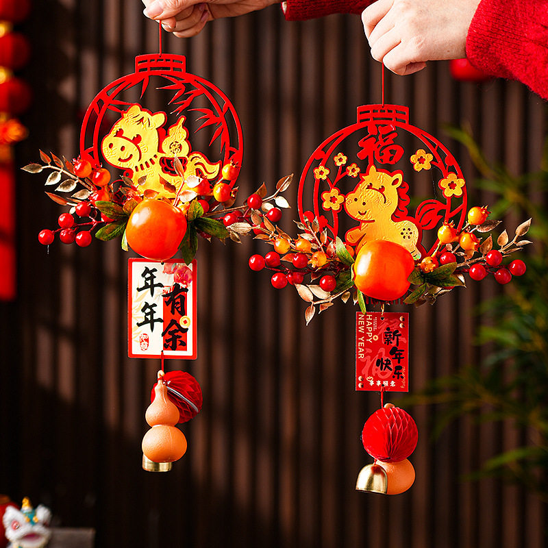 春节装饰挂件2026马年入户门福字挂饰过年中国结门挂新年布置用品