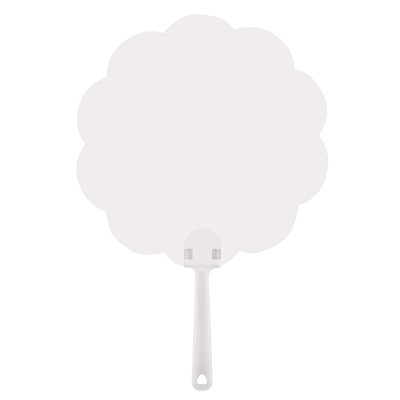 diy透明手绘空白pvc团扇