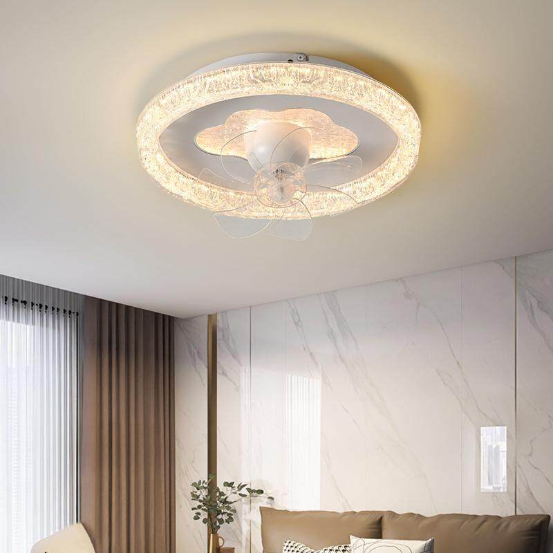 高端2024新款摇头电扇一体灯轻奢大气主卧房间风扇智吸顶灯能护眼,家装灯饰光源,风扇灯,淘宝优惠券,粉丝福利购,淘宝优惠卷