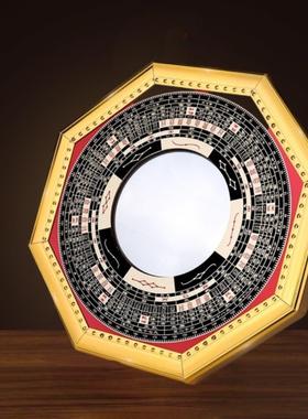 八卦镜凸镜纯铜家居九宫太极门乔迁凹镜挂件客厅装饰店