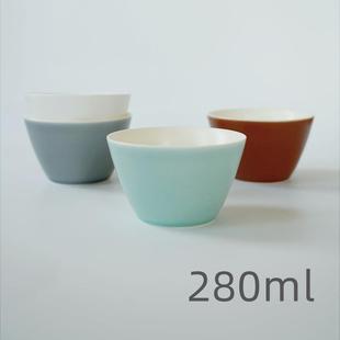 【叶子手作】280ml哑光猪口杯咖啡杯拿铁杯手握杯日式精致拉花杯