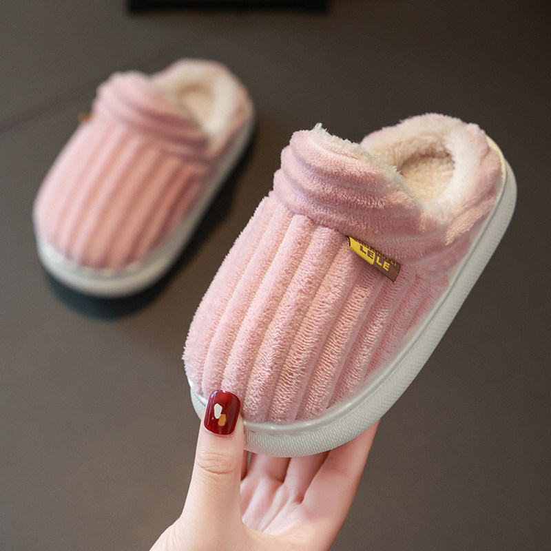 冬季棉拖鞋男童家用防滑外穿厚底家居包跟保暖亲子女宝宝毛毛拖鞋,童鞋/婴儿鞋/亲子鞋,儿童棉拖鞋,淘宝优惠券,粉丝福利购,淘宝优惠卷