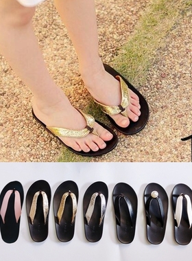 韩国童鞋2025女童夏季新款闪亮儿童夹脚人字拖鞋沙滩海边鞋亲子鞋