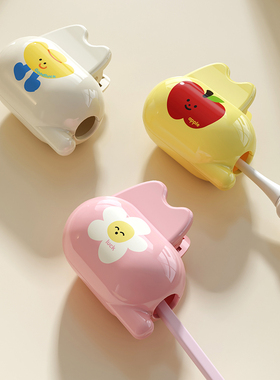 牙刷头保护套保护盖牙刷置物架电动牙刷架收纳牙刷套收纳夹防尘盖