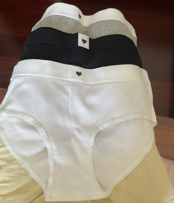 外贸单柔软透气罗纹棉纯棉底裤