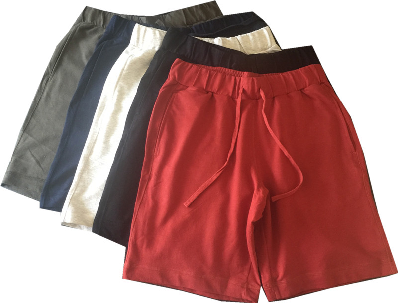 原单全棉针织细毛圈短裤运动休闲