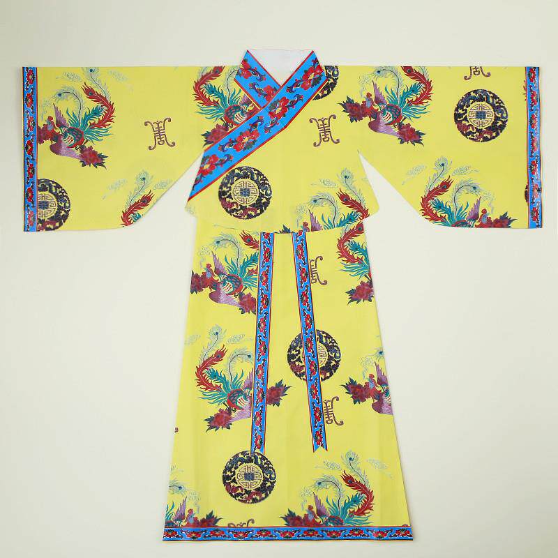 仙家纸衣服王母娘娘款凤袍老母款仙衣奶奶款纸袍长袍凤凰衣裳服饰