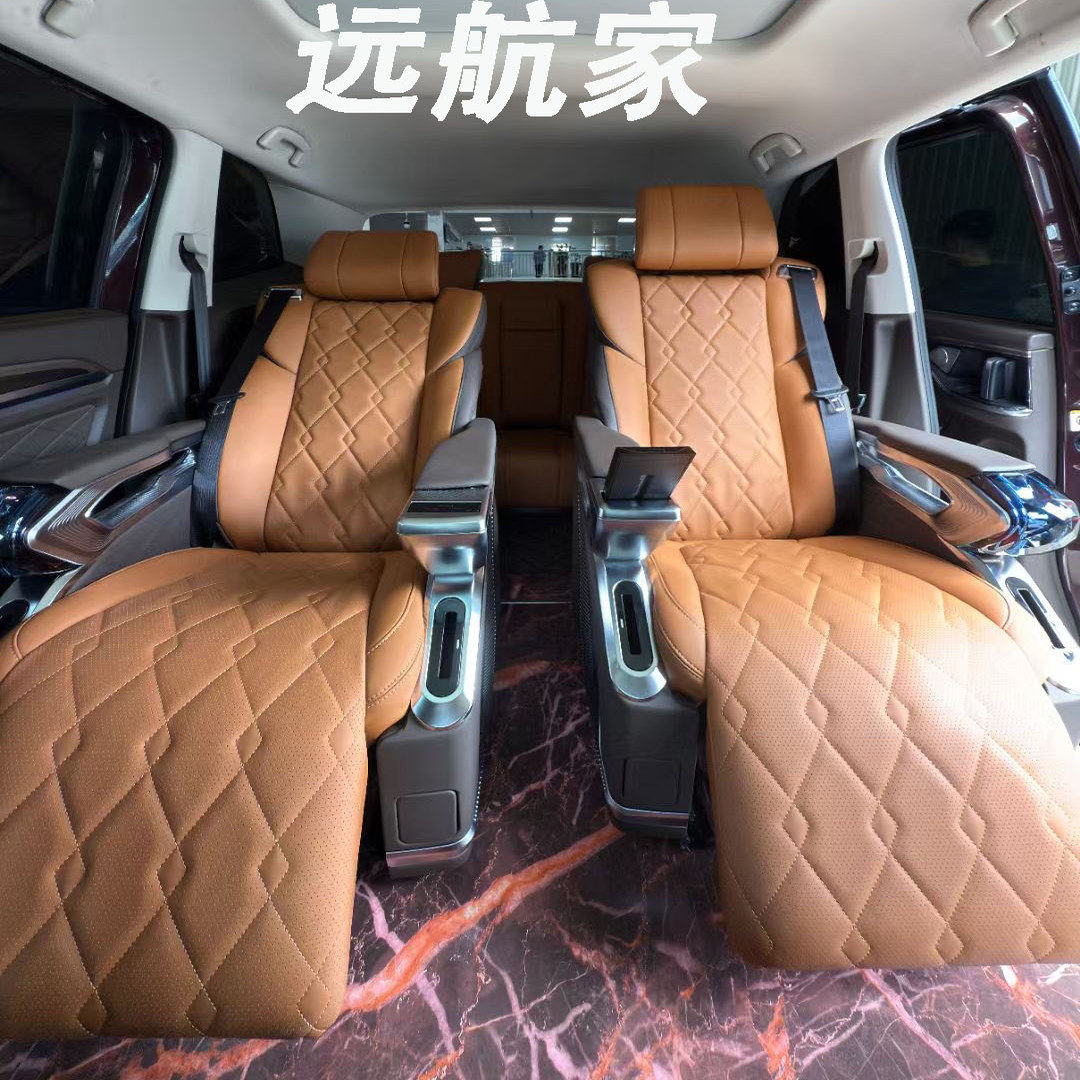 威霆v260传祺m8塞纳gl8商务车内饰改装远行家二代航空座椅改装件