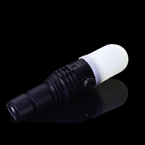 强光手电筒灯罩柔光罩神火神鱼手电筒灯罩硅胶弹性灯套露营灯罩盖