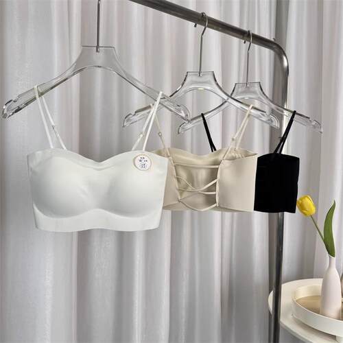 无痕乳胶固定杯抹胸文胸一体杯