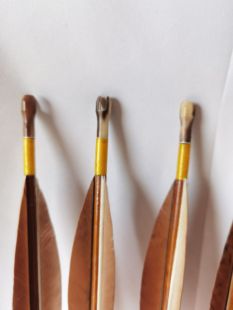 拼竹掏档子箭 (可换箭尾)传统竹箭中的天花板级