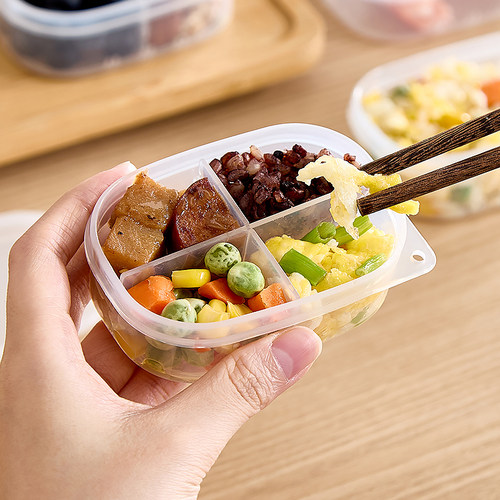 【迷你定量饭盒】便携分格饭盒